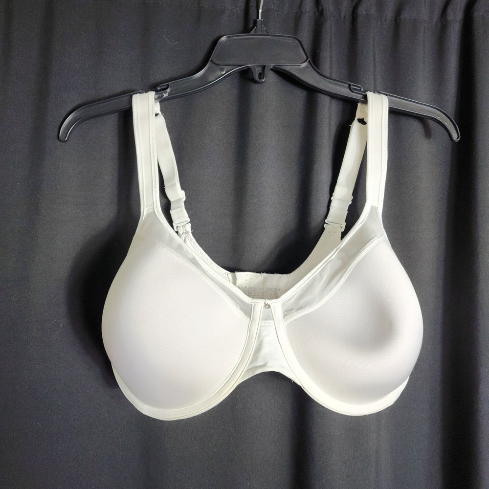 Bali One Smooth U Ultra Light Underwire Bra 3439 White Size 38DD Full‎ Coverage
